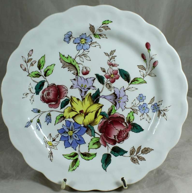 Booths - Flower Piece - A8064 Fish Plate - BID NOW!!!