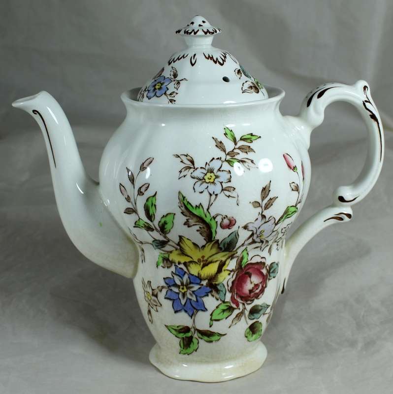 Booths - Flower Piece - A8064- Coffee Pot - BID NOW!!!