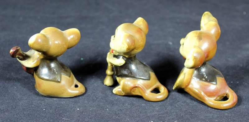 Set of three musical mice