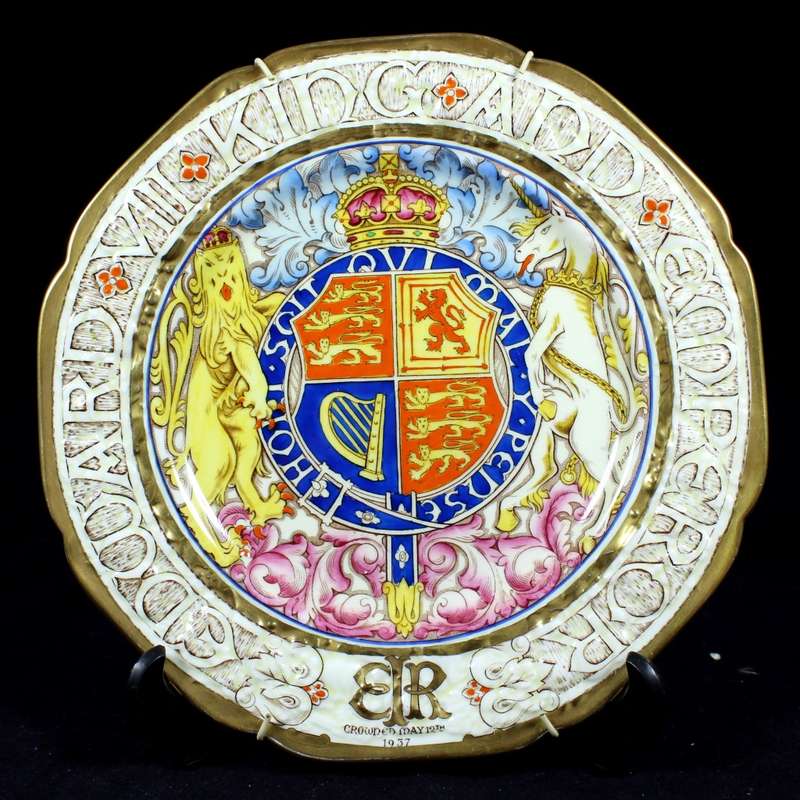Paragon - King Edward VIII - Coronation Plate - 12 May 1937