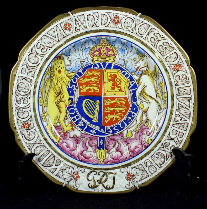 Paragon - Coronation Plate - King George VI & Queen Elizabeth - Bid Now!