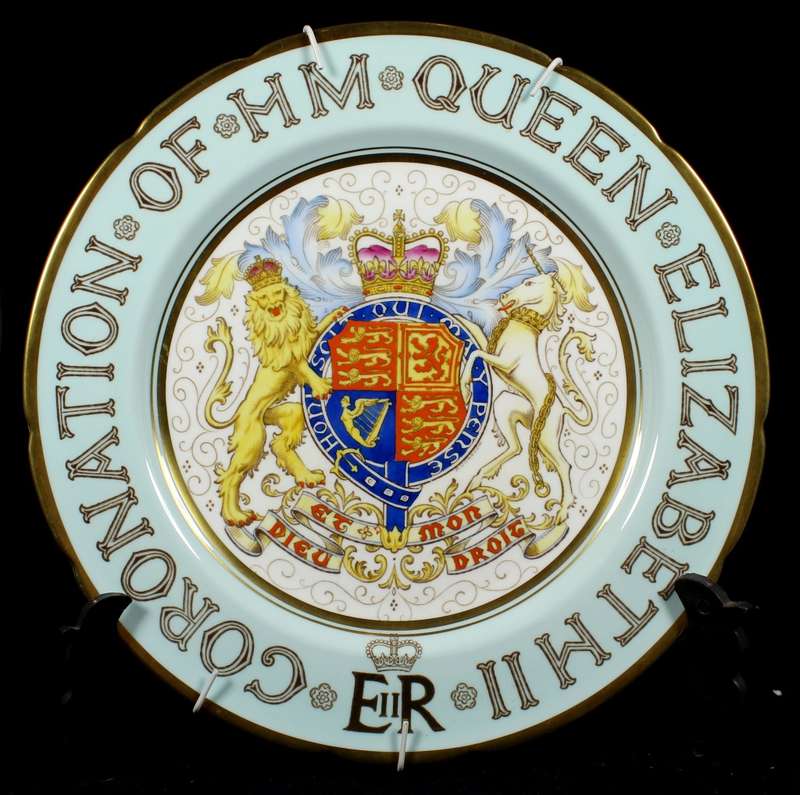 Paragon - Coronation Plate - Queen Elizabeth II - 2 June 1953