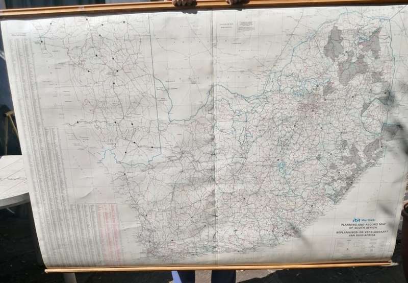 Planning And Record Map of SA - 1:1 500 000 Scale
