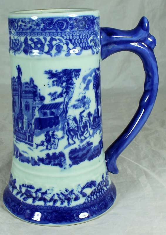 Vintage Victoria Ware - Ironstone - Flow Blue Mug