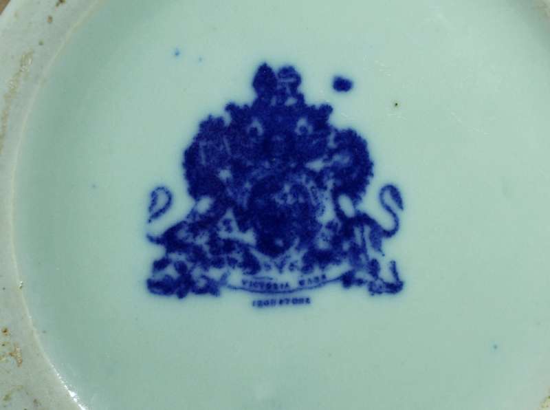 Vintage Victoria Ware - Ironstone - Flow Blue Mug