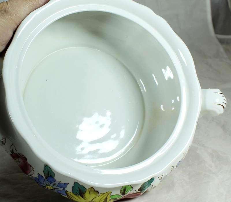 Booths Flower Piece Tureen & Lid (A8064)