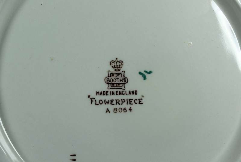 Booths Flower Piece Tureen & Lid (A8064)