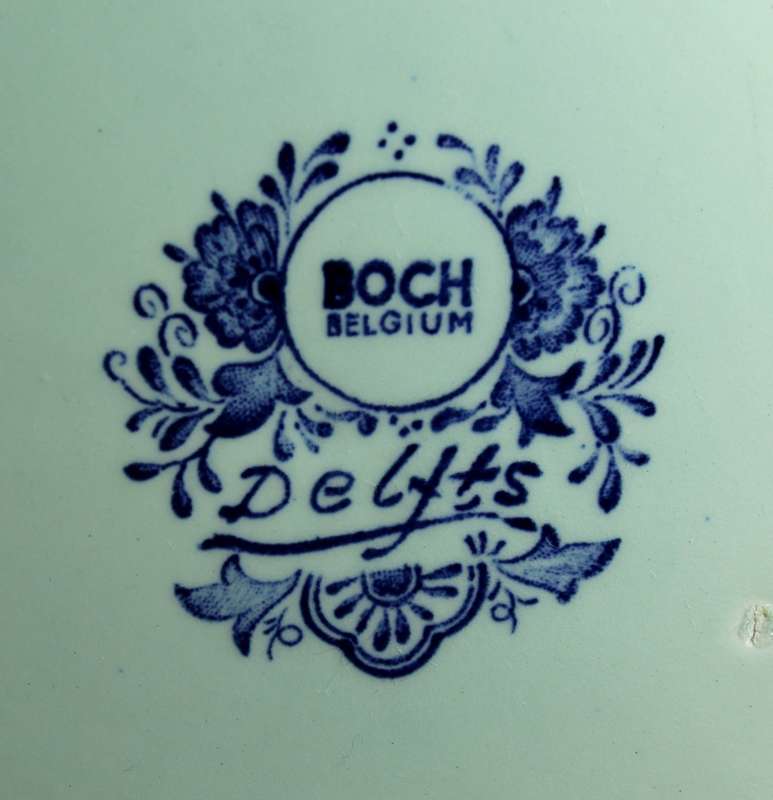 Vintage Delfts by Boch - Belgium Wall Charger Plate