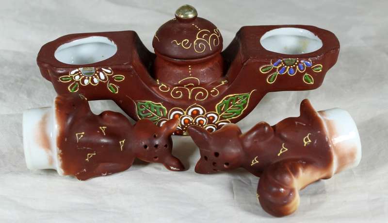 Squirrels on a See Saw Condiment Set