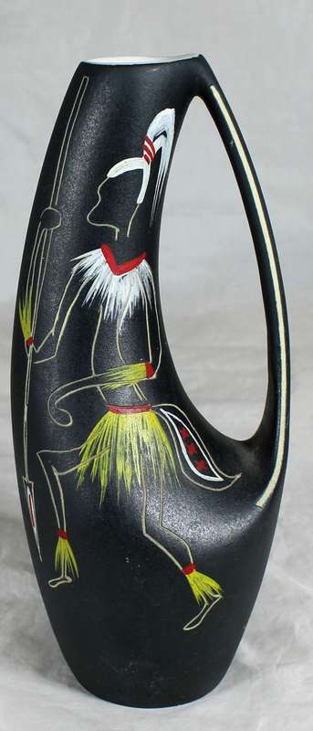 Vintage Crescent Free-form Vase