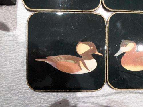 Duck coasters in a box - glazed