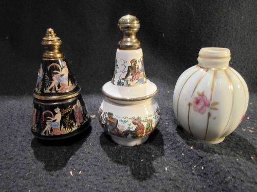 3 Perfume bottles - Magnificently detailed!! All 3 for one low price, act fast!!