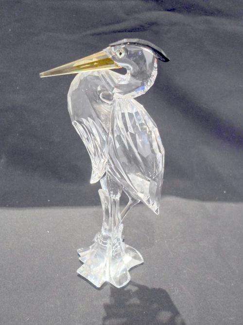 Swarovski crystal figurine - Heron