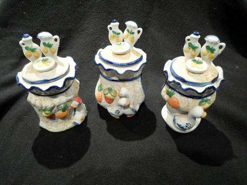Set of three sweetie holders