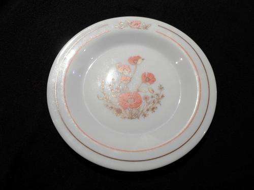1960`s Vintage ARC Arcopal milk glass side plate