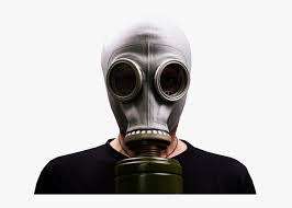 New Vintage White Soviet GP Gas Mask (with canister & carrying bag) New Vintage White Soviet GP Gas