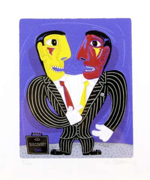 Norman Catherine, "Discovery", Lithograph on paper, Signed and Numbered in Pencil by the Artist