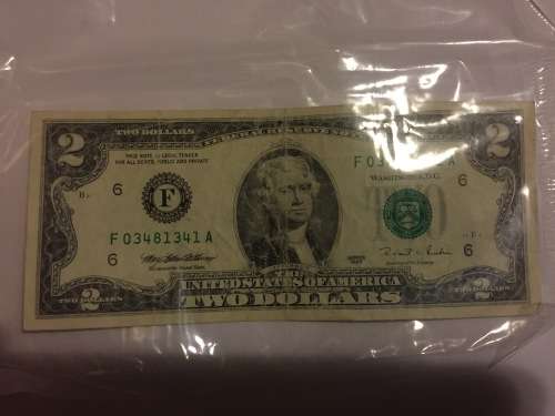 Rare 2 dollar bill
