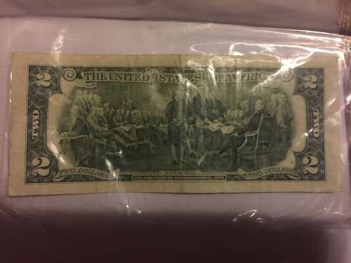 Rare 2 dollar bill