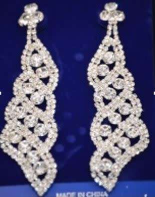 rhinestone earrings