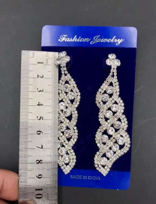 rhinestone earrings
