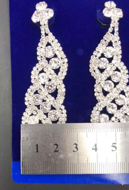 rhinestone earrings