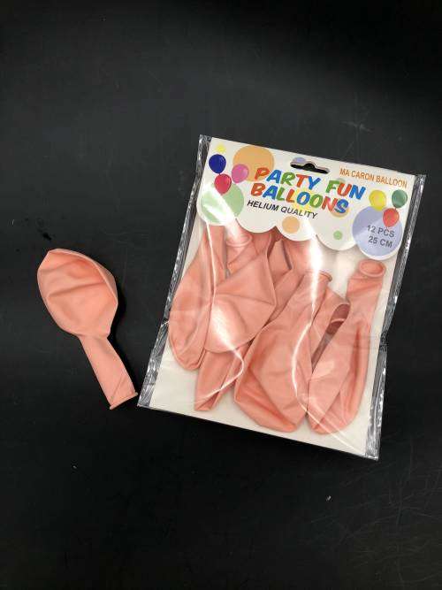 10 pcs party balloons 2.5g 25cm Macaron orange