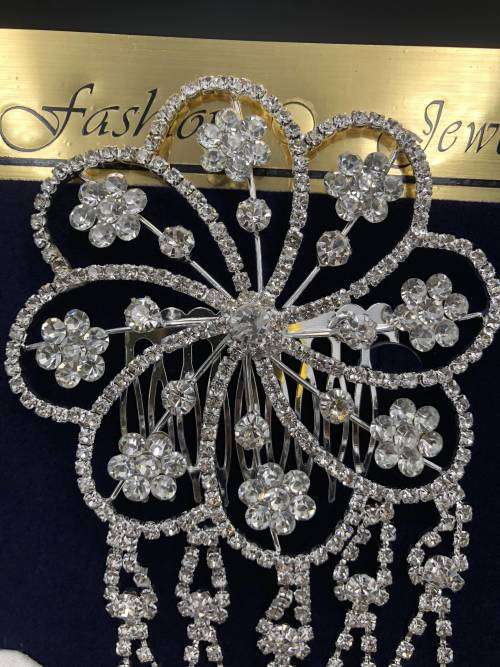 wedding hair side comb  jewelry