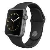 Apple Watch Sport 42mm Space Grey Aluminum Case with Black Sport Band (1st Gen)