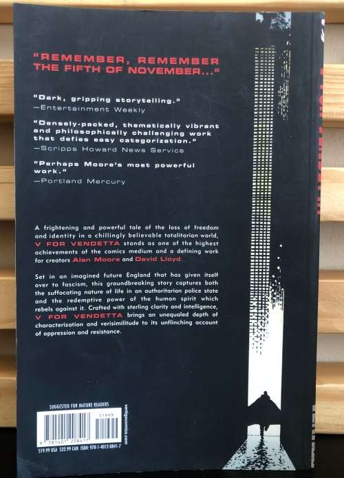 V for Vendetta by Alan Moore & David Lloyd TPB