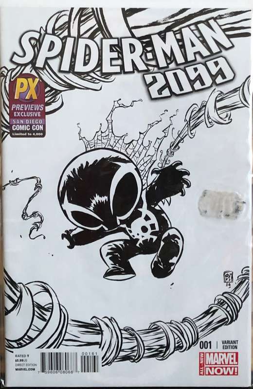 Spider-Man 2099 #1 - Skottie Young 2014 SDCC Preview Exclusive B&W Variant