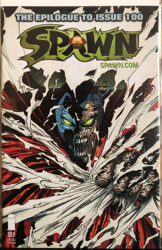 Spawn #100 (2000) - Greg Capullo Variant - Death of Angela