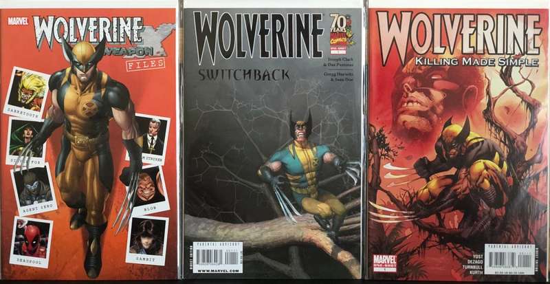 Wolverine One-Shot Comic Book Bundle