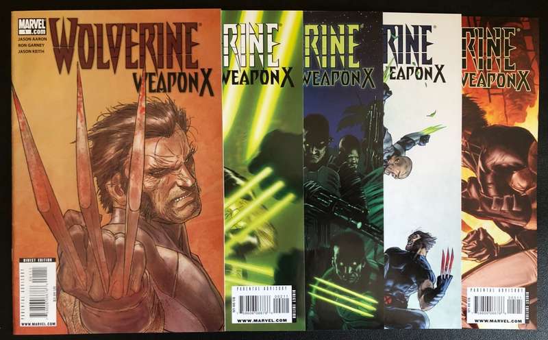 Wolverine: Weapon X (2009) - Full Run (#1-16 excl.# 7&14)