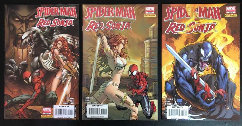 Spider-Man/Red Sonja #1-3 (2007)