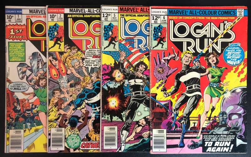 Logan`s Run (1977) UK Print Bundle