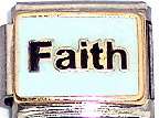 Italian charms - Faith