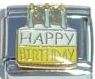 Italian charms - Birthday cake