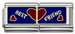 Italian charms - Best friend Double charm