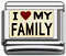 Wholesale Italian charms - I Love my Family