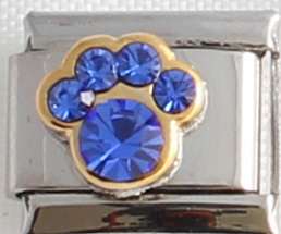 Italian charms (Fits Nomination) - Paw Birthstone September