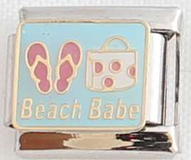 Italian charms (Fits Nomination) - Beach Babe