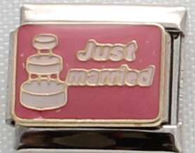Italian charms (Fits Nomination) - Just Married