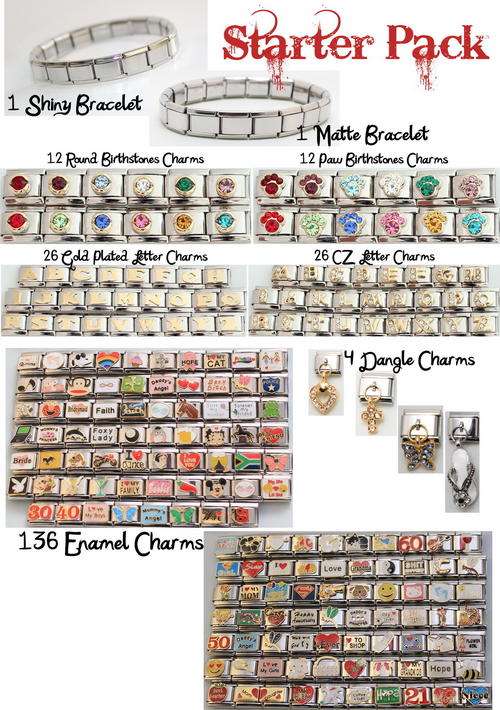 Wholesale Wholesale Italian charms - Starter Pack