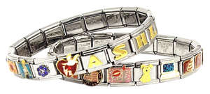 Italian charm Starter bracelet and 3 charms of your choice