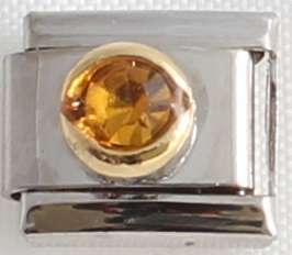 *SPECIAL* Italian charms - Round Birthstone November (Fits Nomination)