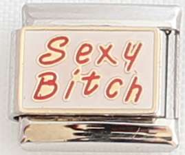 Italian charms - Sexy Bitch (Fits Nomination)