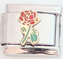 Italian charms (Fits Nomination) - Rose