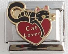 *CHRISTMAS SPECIAL* -Italian charms - Cat Lover (Fits Nomination)