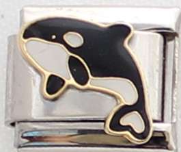 Italian charms - Whale (Fits Nomination)